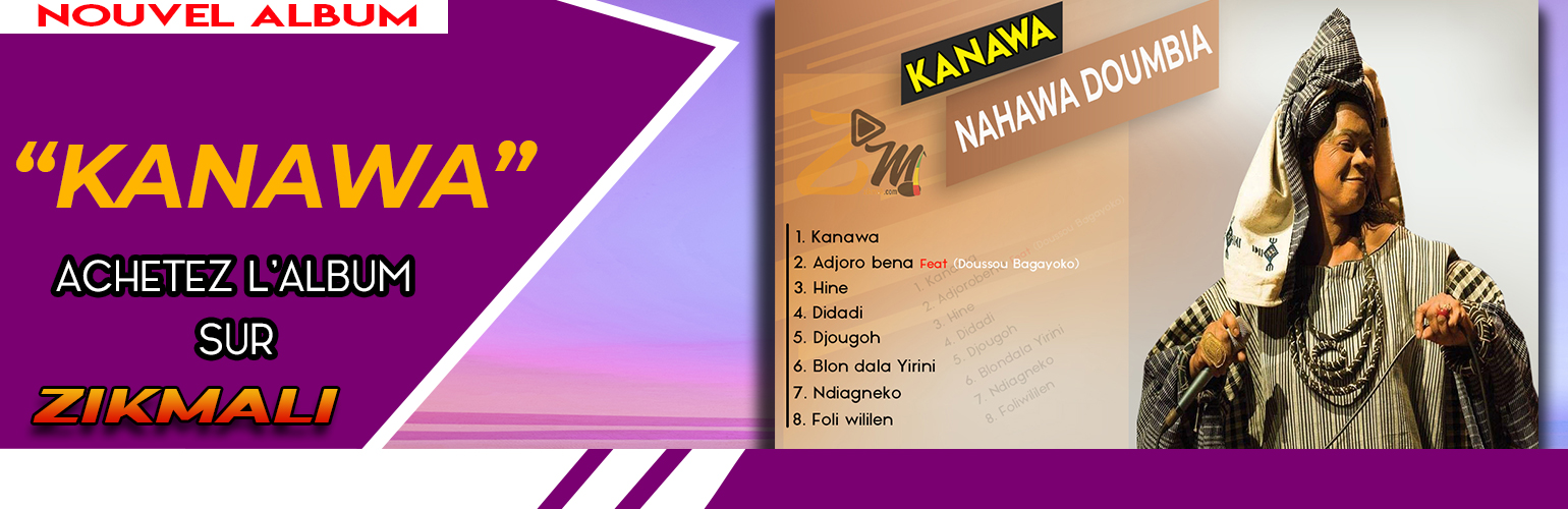 Posteur du nouvel album de Nahawa Doumbia: Kanawa.